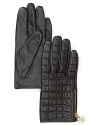 Make a zip statement by pairing these quilted kate spade leather gloves with an all-black coat.