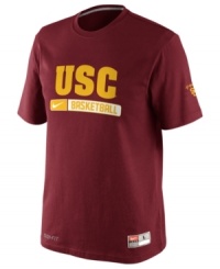 Be a part of the wave-help keep team spirit up with this USC Trojans NCAA basketball t-shirt from Nike.