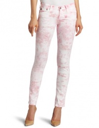 AG Adriano Goldschmied Women's Stilt Cigarette Leg Jean, Tie Dye Dusty Pink, 29