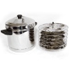 Matbah 6-Plates Racks Stainless Steel Idly Cooker, 24 Idlis