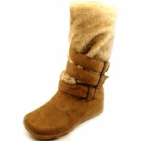 De Blossom Collection Tara-2 Camel Boots, Size: 7.5 (M) US [Apparel]