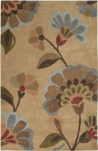 Area Rug 3x5 Rectangle Transitional Warm Beige Color - Surya Cosmopolitan Rug from RugPal