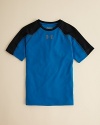 Cool, modern and built to last, Under Armour's tech tee is as bold and tough as your young athlete.