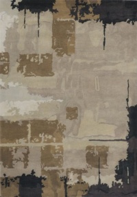 Area Rug 9x13 Rectangle Contemporary Storm Color - Momeni Impressions Rug from RugPal