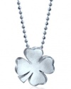 Alex Woo Little Luck Sterling Silver Clover Pendant Necklace, 16