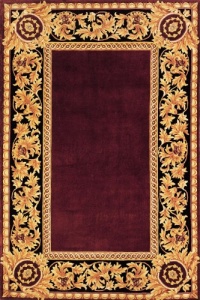 Area Rug 3x5 Rectangle European Aubergine Color - Momeni Maison Rug from RugPal