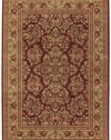 Shaw Living Royal Sarouk Area Rug, 7-Feet 8-Inch by 11-Feet, Garnet