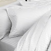 ITALIAN 1200 Thread Count Egyptian Cotton Duvet Cover Set , Full/Queen, White St, Made in ITALY