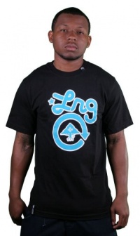 LRG Core One T-Shirt - Black/Turquoise