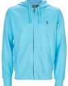 Polo Ralph Lauren Classic Lightweight Full-Zip Mesh Hoodie (X-Large, Bright Teal)