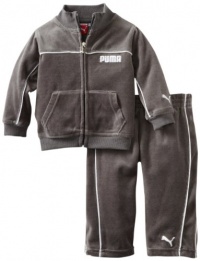 Puma - Kids Baby-Boys Infant Promo Velour Set, Grey, 24 Months