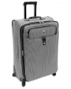 London Fog Luggage Chelsea Check 25 Inch 360 Expandable Upright Suiter