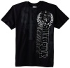 Southpole Men's Vertical Logo Flocking Accent Shadow Printed Tee