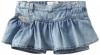 Diesel Girls 7-16 Gidea Denim Ruffle Skirt, Indigo, 7 Years