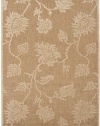 Area Rug 7x7 Square Indoor/Outdoor Natural-Ivory Color - Surya Portera Rug from RugPal