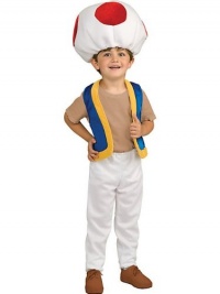 Super Mario Brothers Child's Costume, Toad Costume