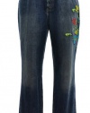 Lauren by Ralph Lauren Plus Size Tanya Embroidered-Dragon Jeans Essex 18W