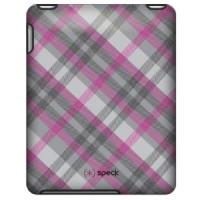 Speck Products Apple iPad Fitted Case in Classic Plaid (Pink and Gray), IPAD-FTD-A02A020(1st Generation)