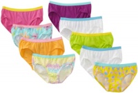 Hanes Girls 2-6X Nine Pack Hipster