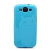 Solid Teal Androidified A2 CruzerLite TPU Case - for Samsung Galaxy S III, S 3