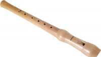 Hohner 9522 2 Piece Maple Soprano Baroque Recorder