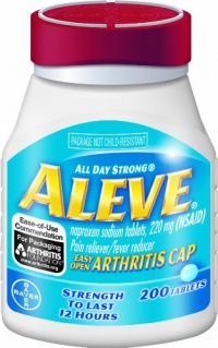 Aleve Tablets with Easy Open Arthritis Cap 200ct (Pack of 2)