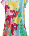 Lilly Pulitzer Girls 7-16 Little Kelsea Dress, Shorely Blue Lavish Lillys Small, Large