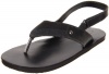 Cole Haan Kids Felipe Thong Sandal (Toddler/Little Kid/Big Kid),Black/Gray,11 M US Little Kid