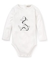 Everyday casual just got more sophisticated with an anchor print bodysuit from Pearls & Popcorn.