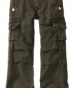 True Religion Boys 8-20 Isaac Big T Stitch Cargo Pant, Military, 10