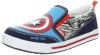 Stride Rite Captain America Sneaker (Toddler/Little Kid),Blue/Red,13.5 M US Little Kid