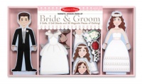 Melissa & Doug Bride And Groom Magnetic Dress-Up