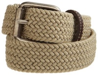 Levi's Boys 8-20 Braided Elastic Web Belt,Khaki,Extra-Large