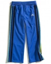 adidas Girls 2-6X Tricot Pant, Dazzling Blue, 5