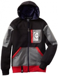 LRG - Kids Boys 8-20 Arctic Trails Jacket, Black, Medium