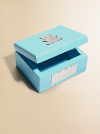 EXCLUSIVELY AT SAKS.COM The perfect handcrafted keepsake box for parents to hold onto everlasting memories.3 x 4Lacquered to prevent tarnishMade in SpainFOR PERSONALIZATION Select a quantity, then scroll down and click on PERSONALIZE & ADD TO BAG to choose and preview your personalization options. Please allow 2-4 weeks for delivery. 