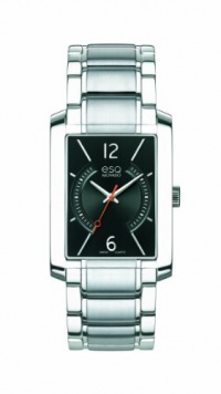 ESQ Movado Men's 07301405 esq SYNTHESIS tm Rectangular Stainless Steel Watch