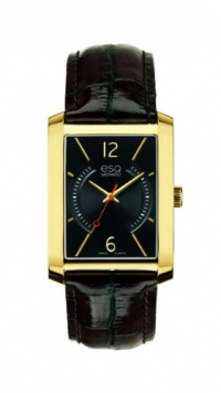 ESQ Movado Men's 07301419 esq SYNTHESIS tm Rectangular Yellow Gold-Plated Watch