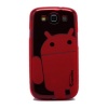 Androidified A2 CruzerLite TPU Case for AT&T, International models, Sprint, T-Mobile, US Cellular, Verizon Wireless Samsung Galaxy S III - Translucent Red