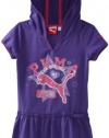 Puma - Kids Girls 2-6X Little Hoodie Dress Set, Purple, 6X