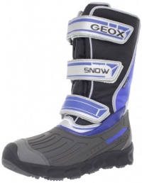 Geox Neveboywpf1 Waterproof Boot (Toddler/Little Kid/Big Kid),Royal/Grey,33 EU (2 M US Little Kid)