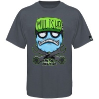 Metal Mulisha Youth Cross Wrench T-Shirt - Charcoal (Medium)