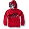 Quiksilver Boys Stolen By Hoodie Sweatshirt, Large (16-18), Red