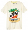 LRG - Kids Boys 8-20 Fresh Outdoors Tee, Natural, Medium