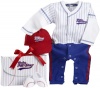 Baby Aspen Big Dreamzzz Baby Baseball Layette Set with Gift Box, Blue, 0-6 Months