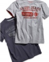 GUESS Kids Boys Little Boy Crewneck with Graphic Print