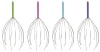 Kikkerland Head Massager, Assorted Pastel Colors