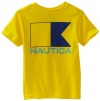 Nautica Sportswear Kids Boys 2-7 Short Sleeve Graphic Tee, Yellow, Large