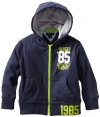 Tommy Hilfiger Boys 2-7 Max Full Zip Hoodie, Swim Navy, 6 Regular