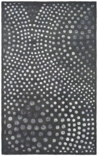 Safavieh Handmade New Zealand Wool Square Area Rug, 8-Feet Square,  Dark Grey